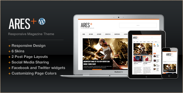 Ares - WordPress Magazine and Newspaper Template