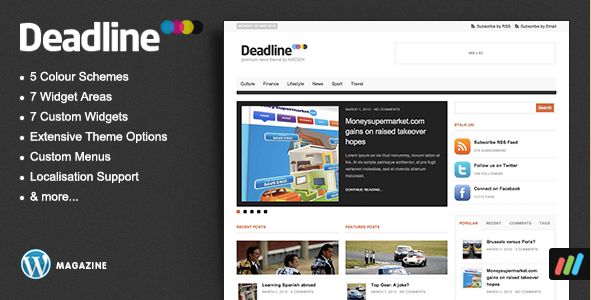 Deadline  - Premium News and Magazine Theme for WordPress