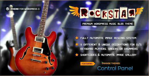 Rockstar - WordPress Themes for Musician and Bands