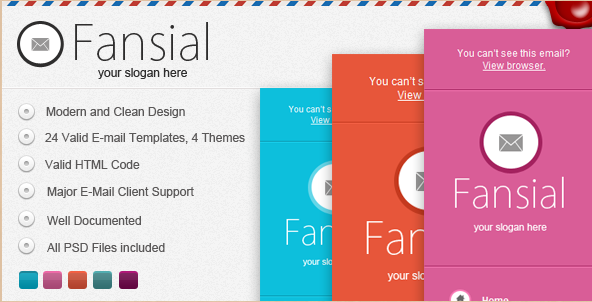 Fansial Email Newsletter Theme