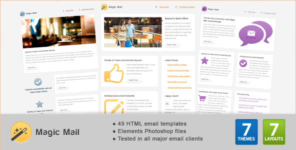 Magic Mail - HTML Email Template