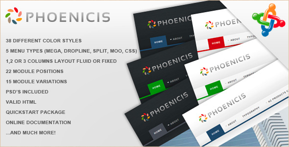 Phoenicis - Premium Joomla Theme