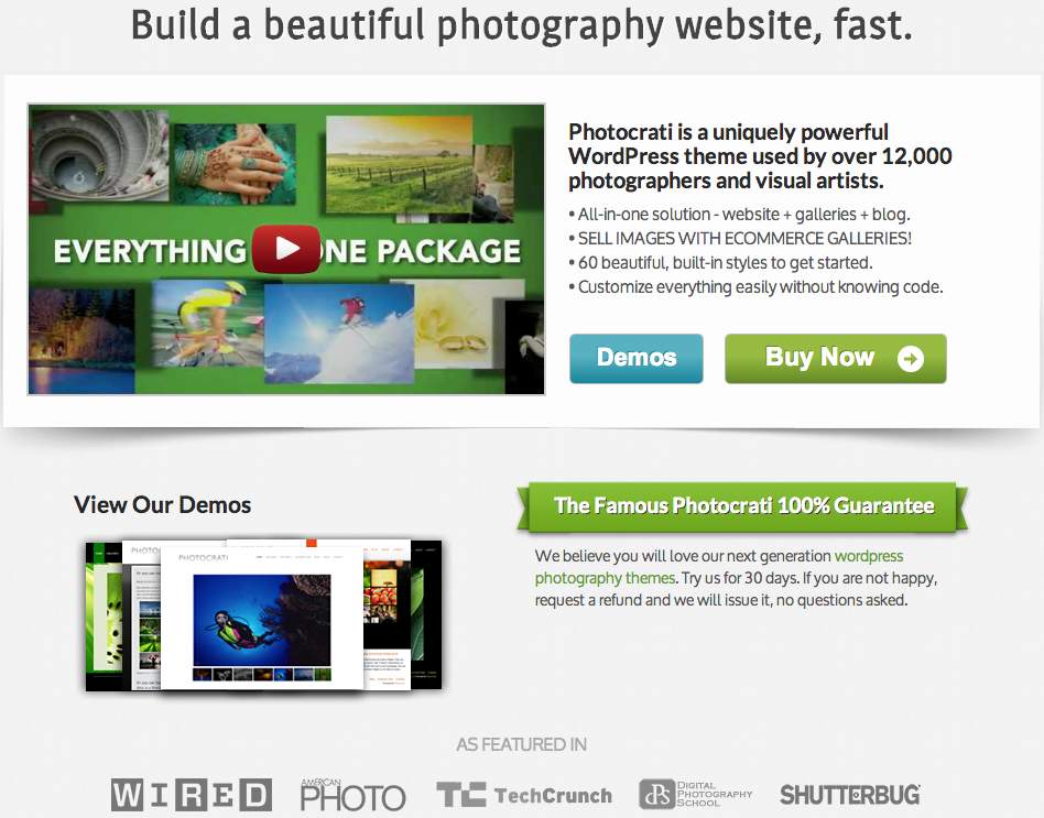 Photocrati - WordPress Photography Business in a Box