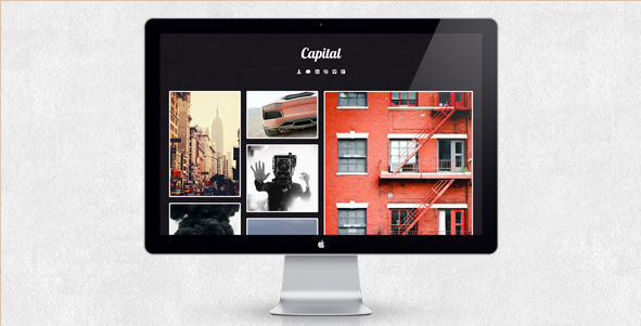 Capital - Cool Tumblr Theme