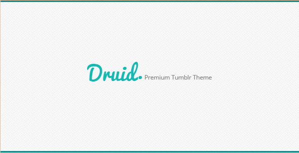 Druid - Premium Tumblr Theme
