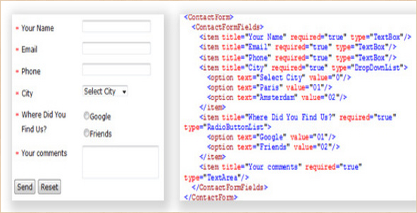 Dynamic Email Form with XML File