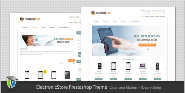 Electronics Store - Clean PrestaShop Theme