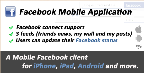 Facebook Mobile Web Application