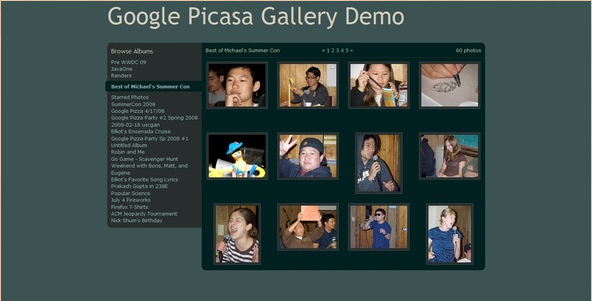 Google Picasa Gallery Plugin