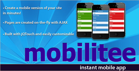 Mobilitee - Mobile App Creator