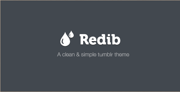 Redib - Premium Tumblr Template