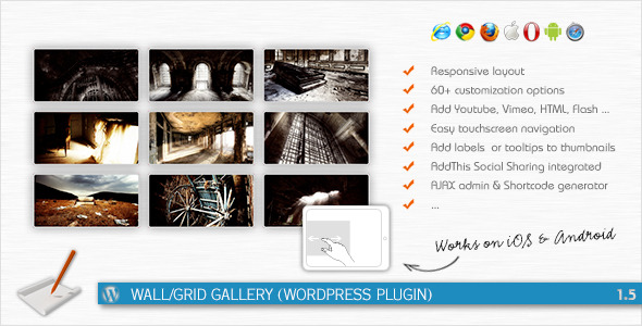 Wall Grid Gallery - WP Plugin