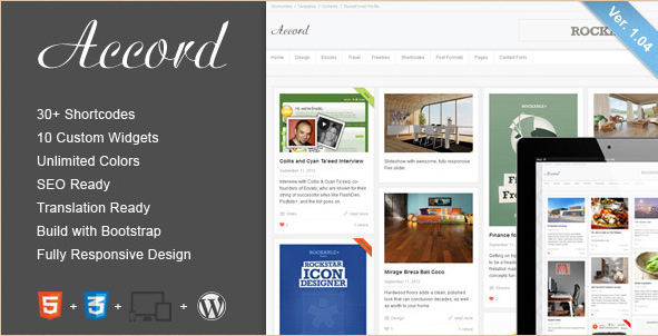 Accord - WordPress Blog Template