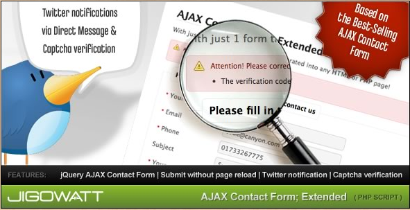 Advanced AJAX Contact Form