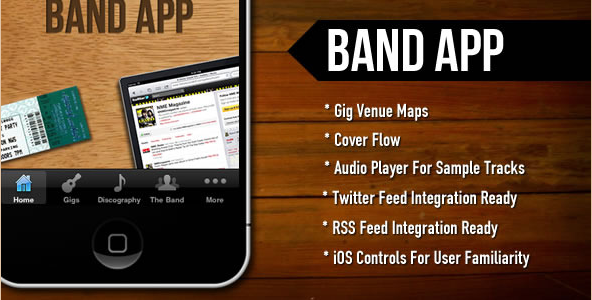 BandApp - Audio Player iOS App