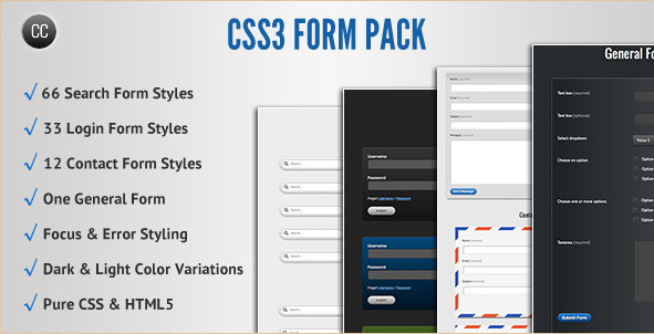 CSS3 Form Pack Plugin