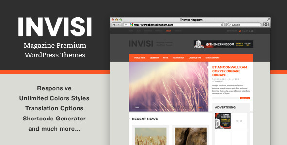 Invisi - WordPress News Magazine Theme