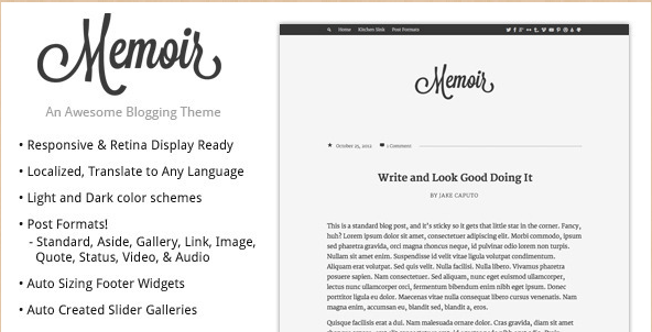 Memior - Tumblog WordPress Theme