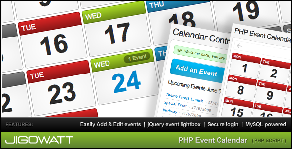 PHP Event Calendar