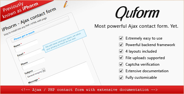 Quform - AJAX Contact Form