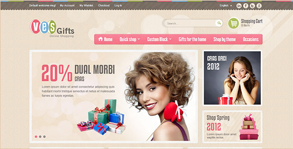 Ves Gift - Magento eCommerce Template