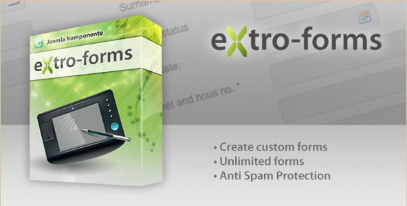 extroforms - custom Joomla forms