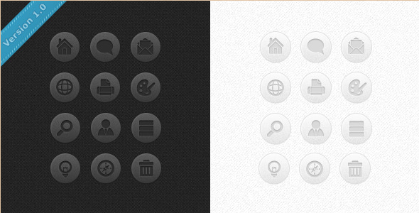 CSS3 Icon Buttons