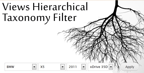 Views Hierarchical Taxonomy Filter