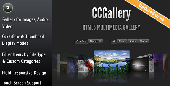 CCGallery - HTML5 Multimedia Gallery