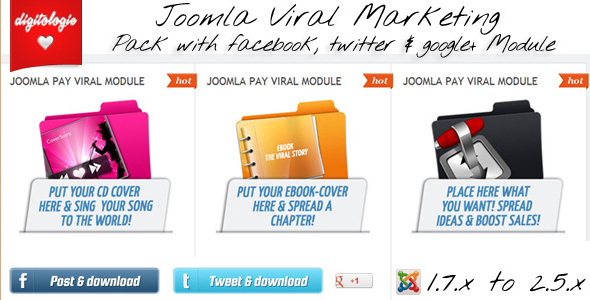 Joomla Viral Marketing - Viral Payment Pack