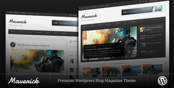 Maverick Premium Blog WordPress Theme