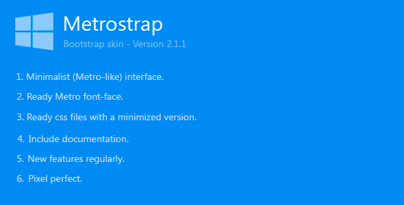 Metrostrap - Bootstrap Skin