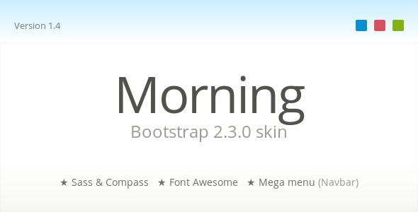 Morning - Bootstrap Skin