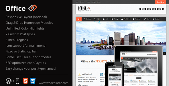 Office Responsive Business Theme